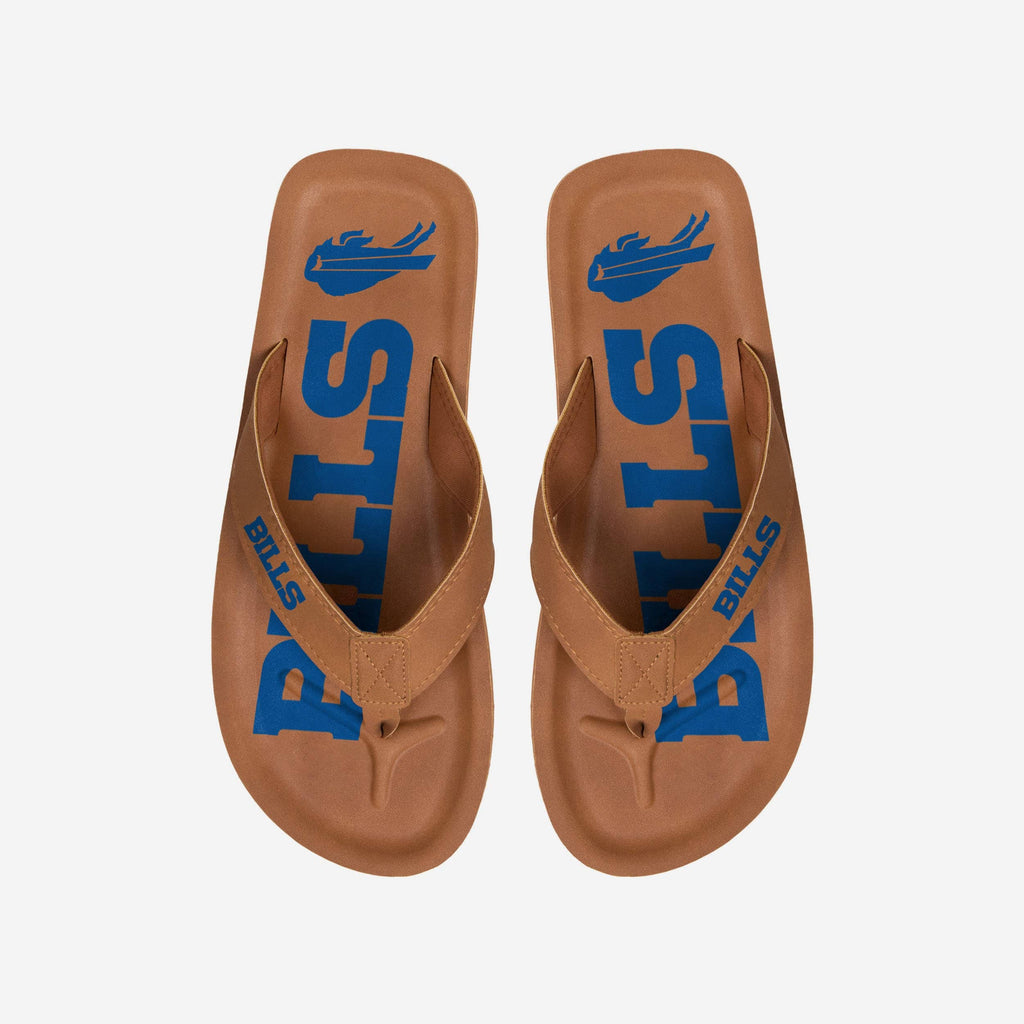 Buffalo Bills Color Pop Contour Flip Flop FOCO S - FOCO.com