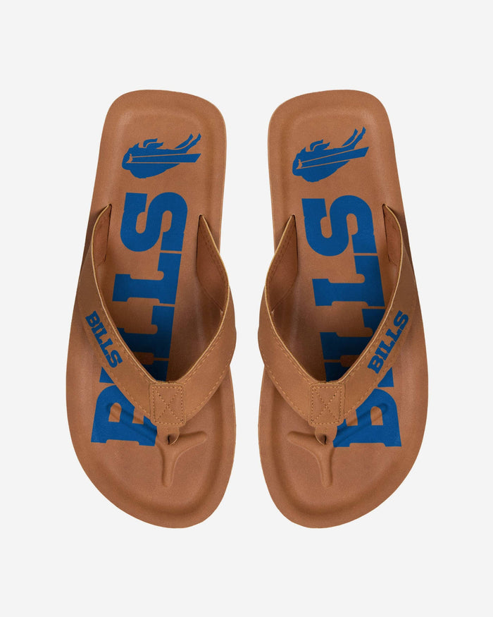 Buffalo Bills Color Pop Contour Flip Flop FOCO S - FOCO.com