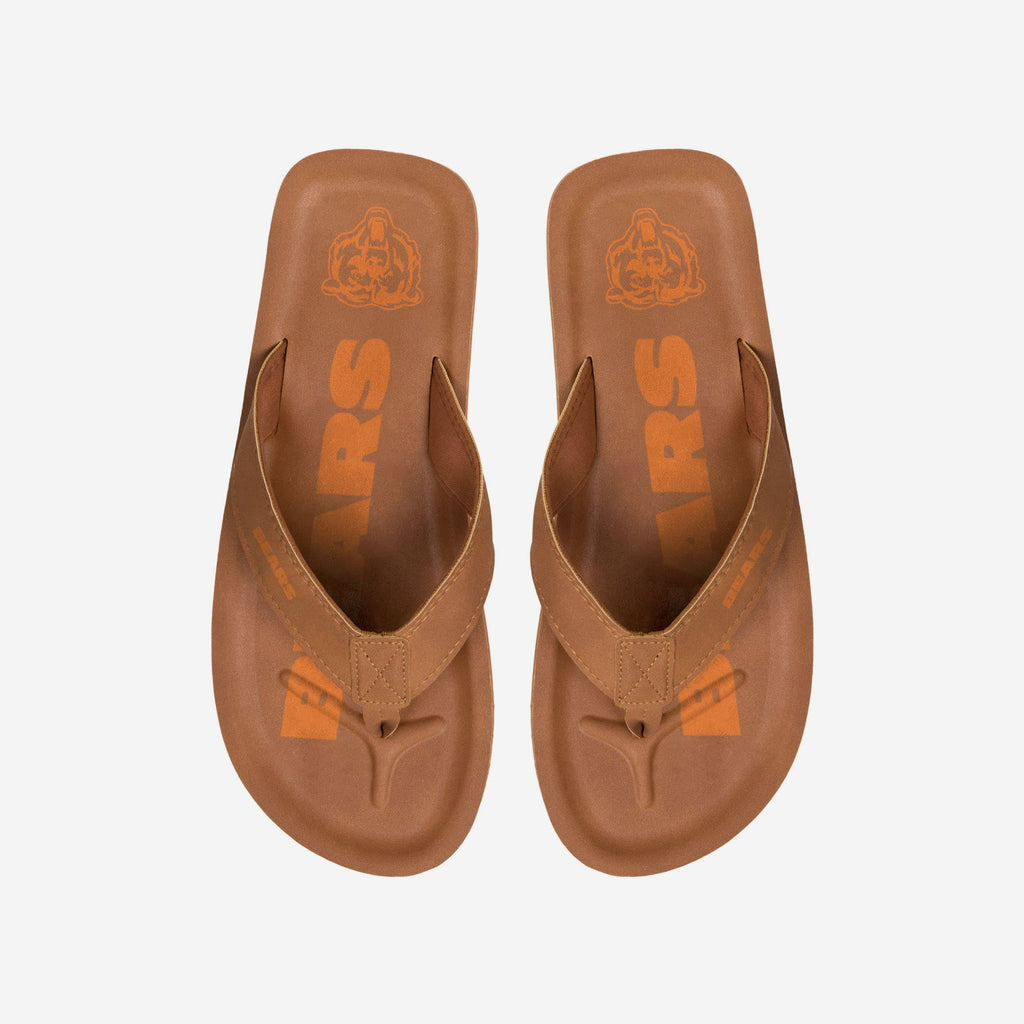 Chicago Bears Color Pop Contour Flip Flop FOCO S - FOCO.com