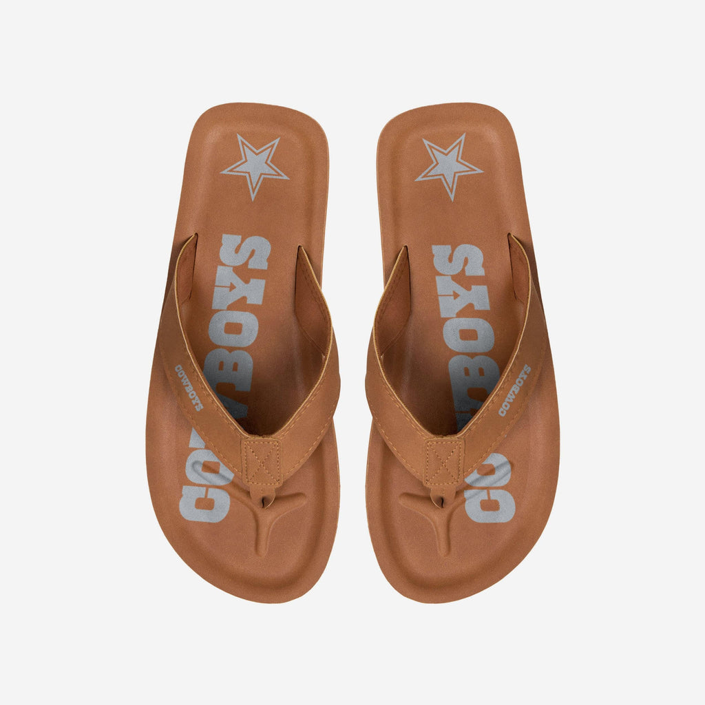 Dallas Cowboys Color Pop Contour Flip Flop FOCO S - FOCO.com