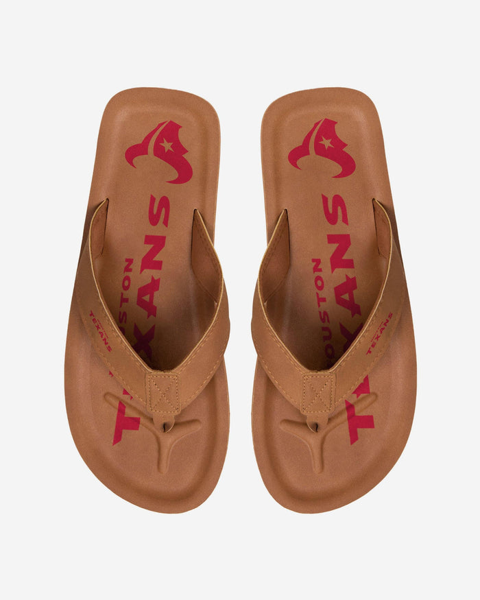 Houston Texans Color Pop Contour Flip Flop FOCO S - FOCO.com