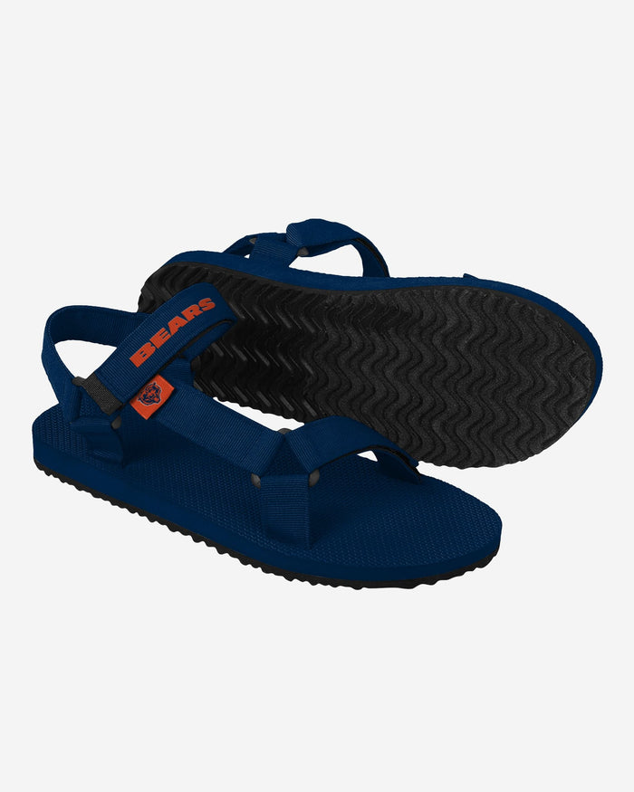 Chicago Bears Mens Solid Strap Sandal FOCO - FOCO.com