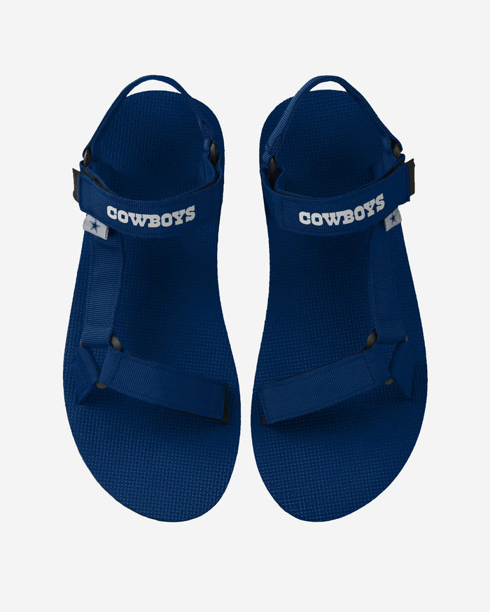 Dallas Cowboys Mens Solid Strap Sandal FOCO S - FOCO.com