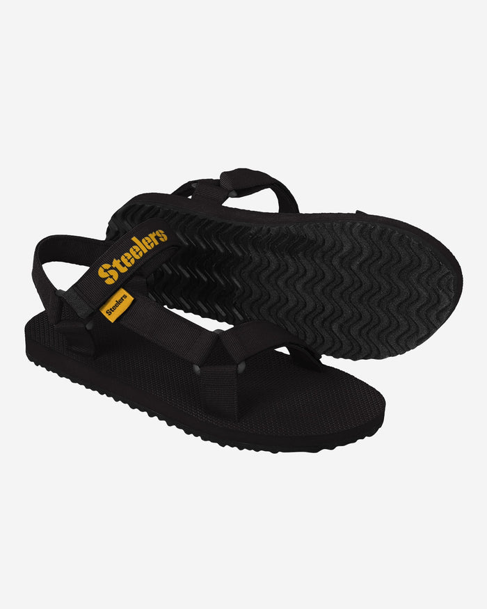 Pittsburgh Steelers Mens Solid Strap Sandal FOCO - FOCO.com