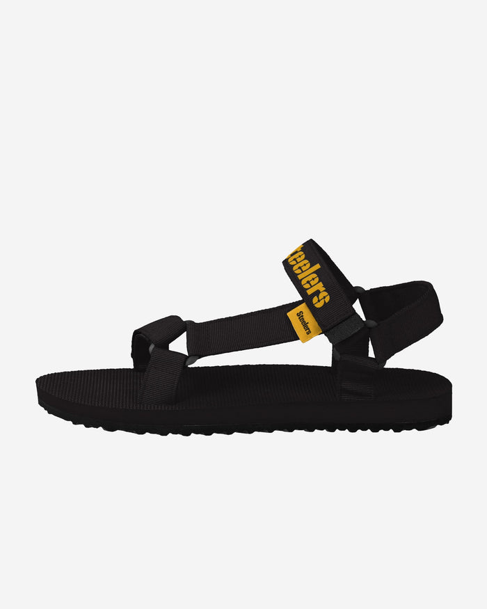 Pittsburgh Steelers Mens Solid Strap Sandal FOCO - FOCO.com