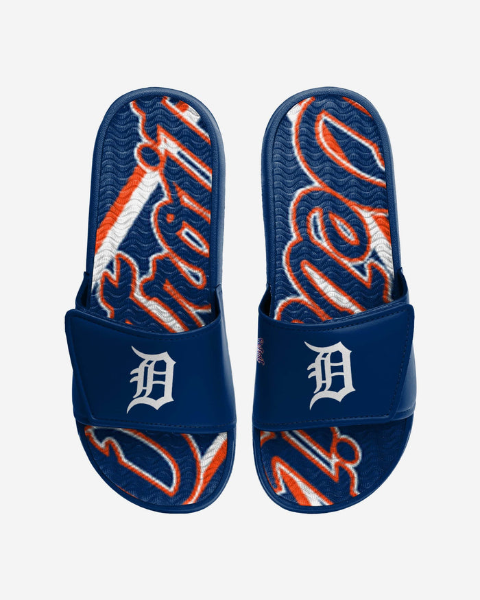 Detroit Tigers Bold Wordmark Gel Slide FOCO S - FOCO.com