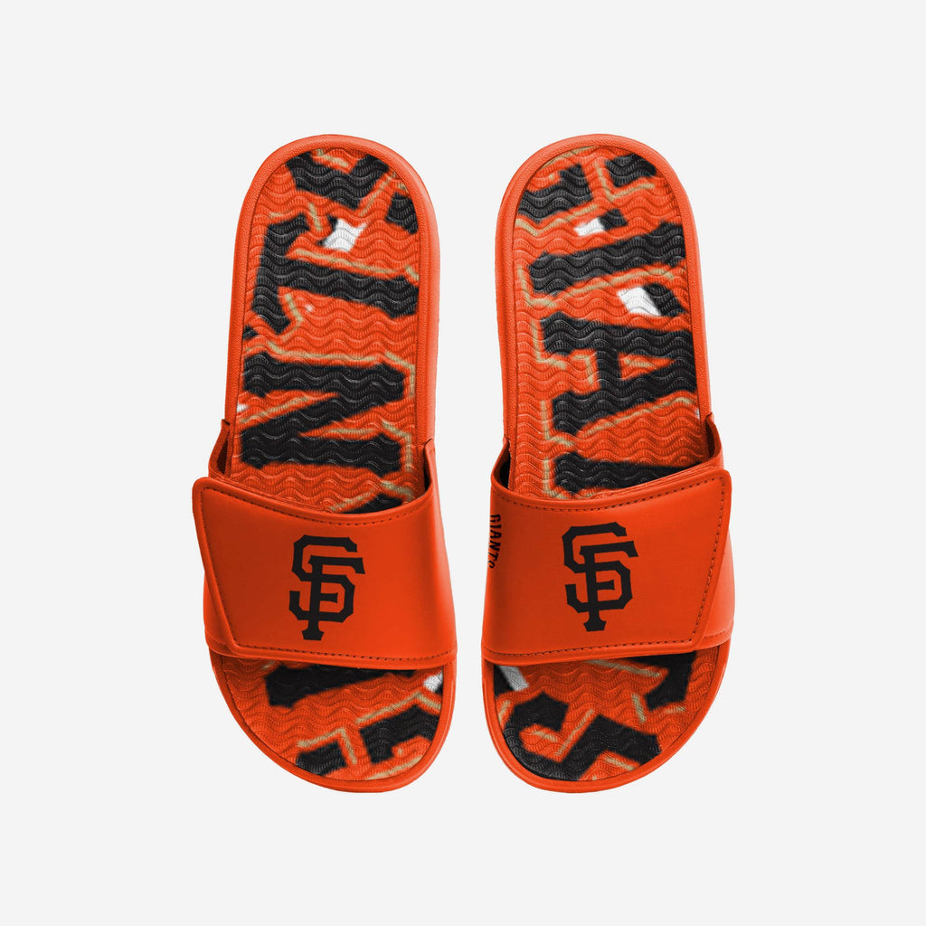 San Francisco Giants Bold Wordmark Gel Slide FOCO S - FOCO.com