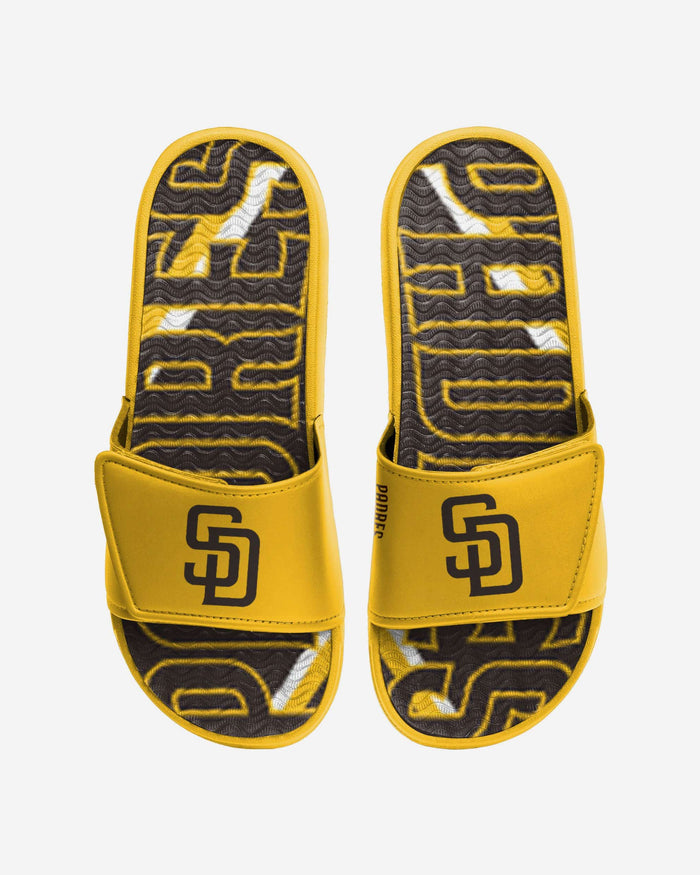 San Diego Padres Bold Wordmark Gel Slide FOCO S - FOCO.com