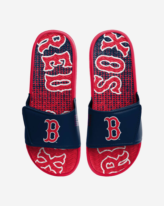 Boston Red Sox Gradient Wordmark Gel Slide FOCO - FOCO.com