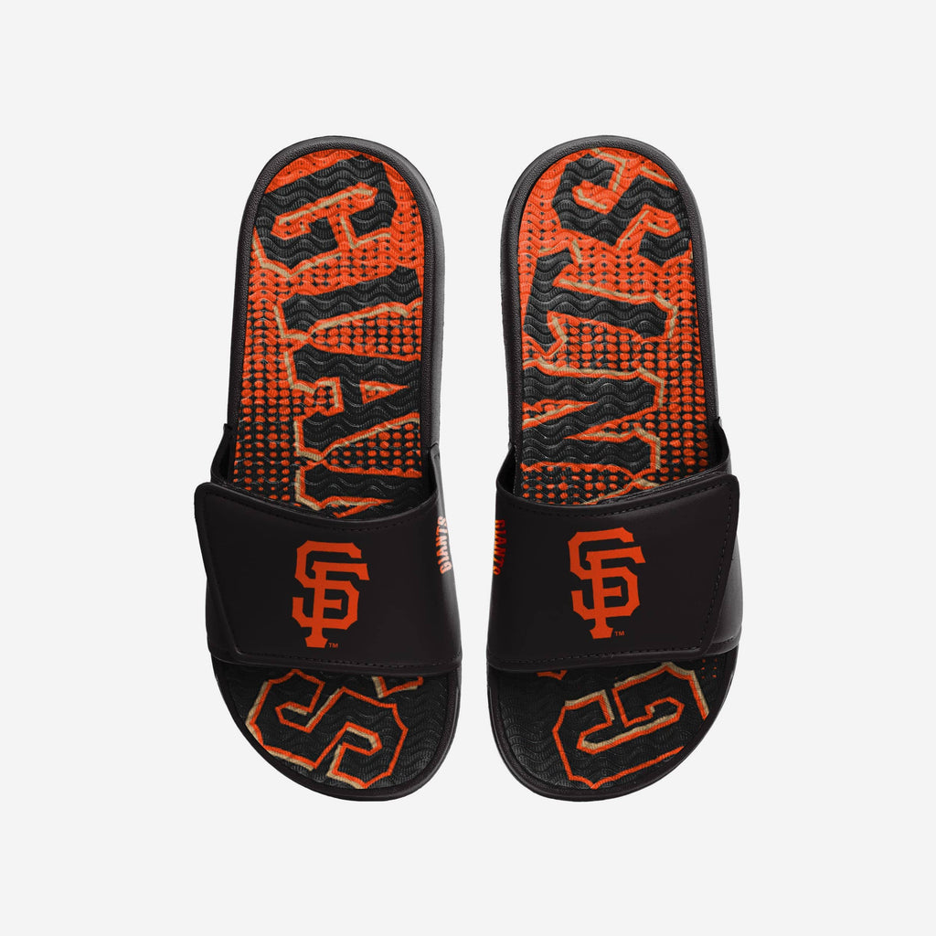 San Francisco Giants Gradient Wordmark Gel Slide FOCO S - FOCO.com