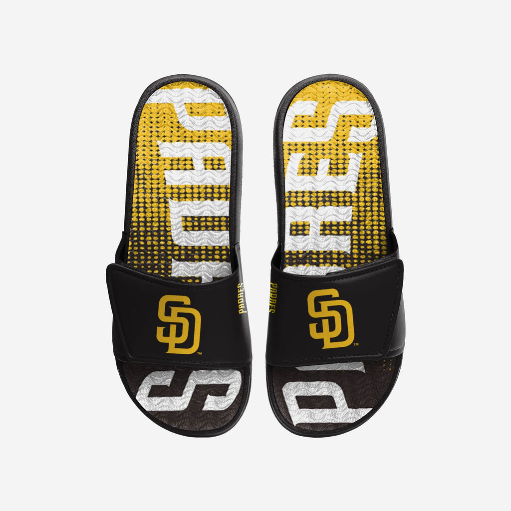 San Diego Padres Gradient Wordmark Gel Slide FOCO S - FOCO.com