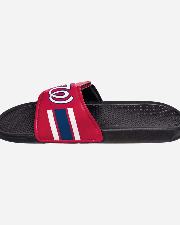 Washington Nationals Stripe Legacy Sport Slide FOCO - FOCO.com