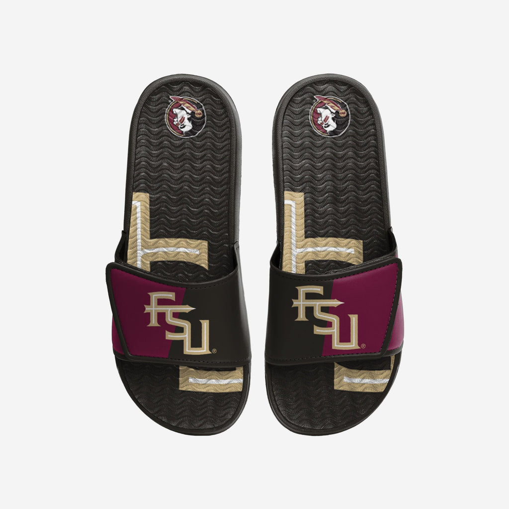 Florida State Seminoles Colorblock Big Logo Gel Slide FOCO S - FOCO.com