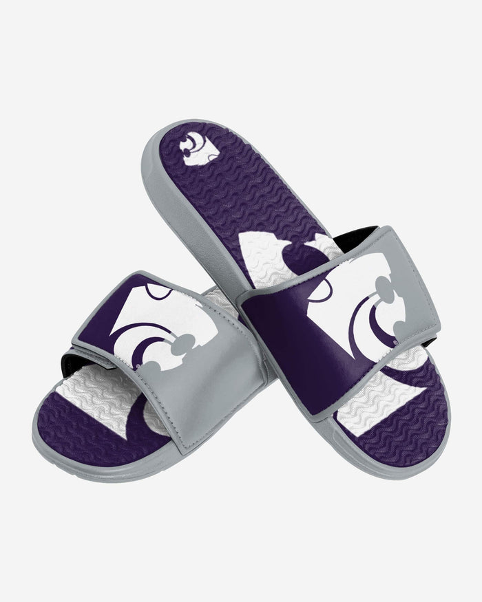 Kansas State Wildcats Colorblock Big Logo Gel Slide FOCO - FOCO.com