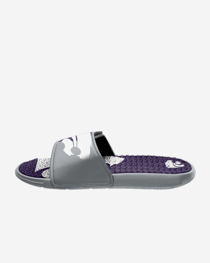 Kansas State Wildcats Colorblock Big Logo Gel Slide FOCO - FOCO.com