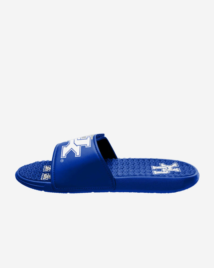 Kentucky Wildcats Colorblock Big Logo Gel Slide FOCO - FOCO.com