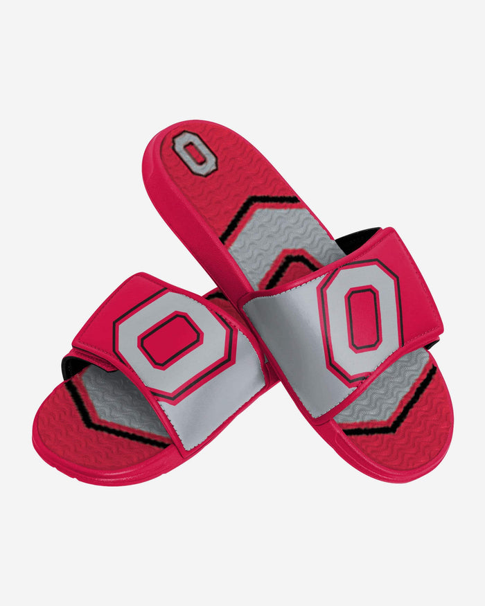 Ohio State Buckeyes Colorblock Big Logo Gel Slide FOCO - FOCO.com