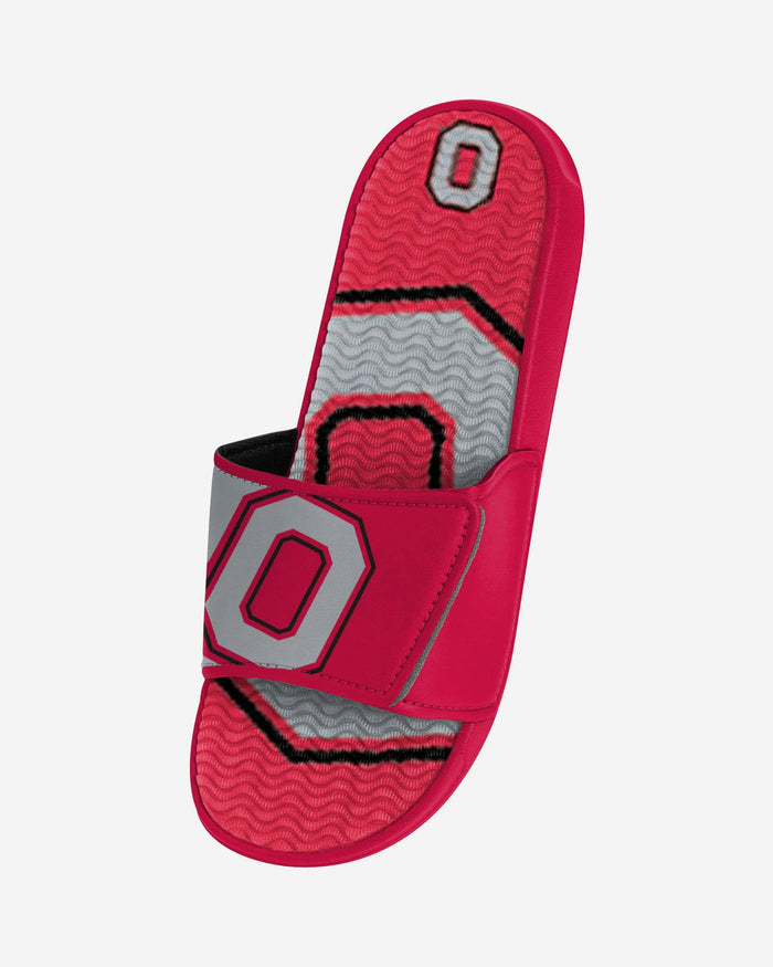 Ohio State Buckeyes Colorblock Big Logo Gel Slide FOCO - FOCO.com