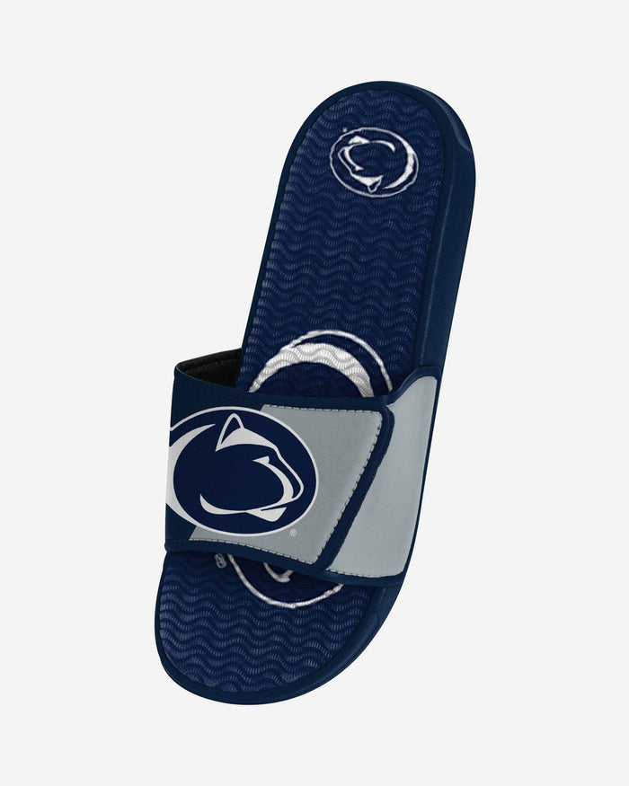 Penn State Nittany Lions Colorblock Big Logo Gel Slide FOCO - FOCO.com