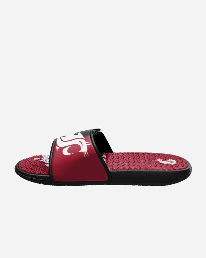 Washington State Cougars Colorblock Big Logo Gel Slide FOCO - FOCO.com