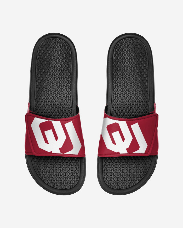 Oklahoma Sooners Cropped Big Logo Slide FOCO S - FOCO.com