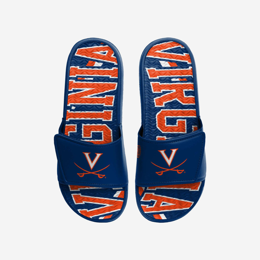 Virginia Cavaliers Bold Wordmark Gel Slide FOCO S - FOCO.com