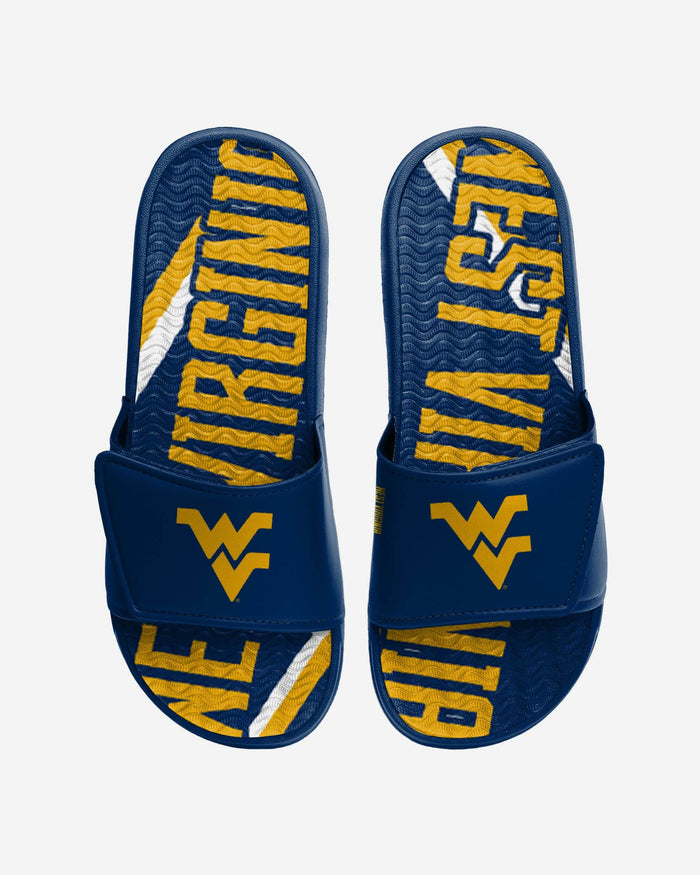 West Virginia Mountaineers Bold Wordmark Gel Slide FOCO S - FOCO.com