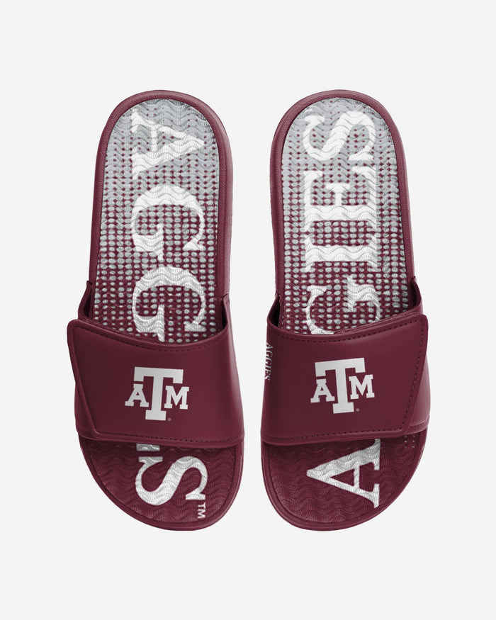 Texas A&M Aggies Gradient Wordmark Gel Slide FOCO S - FOCO.com