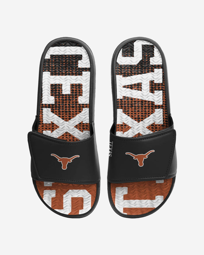 Texas Longhorns Gradient Wordmark Gel Slide FOCO S - FOCO.com