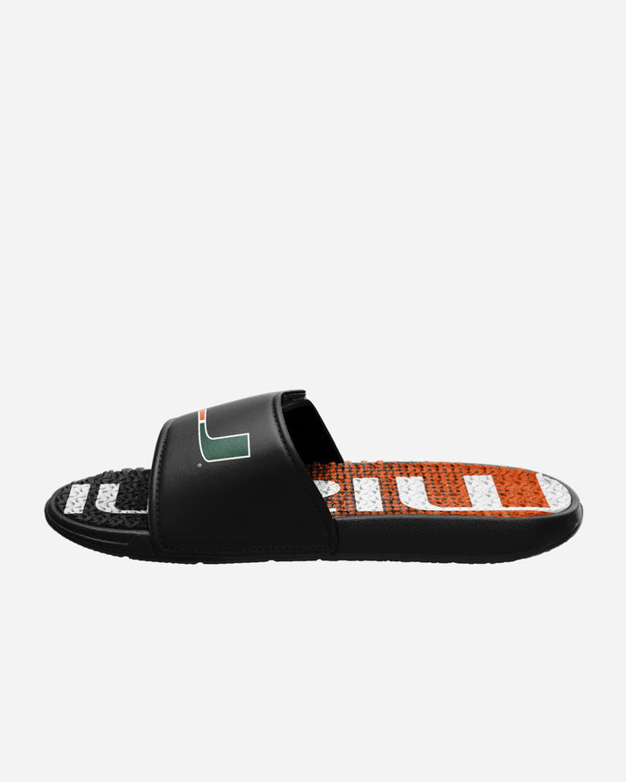 Miami Hurricanes Gradient Wordmark Gel Slide FOCO - FOCO.com