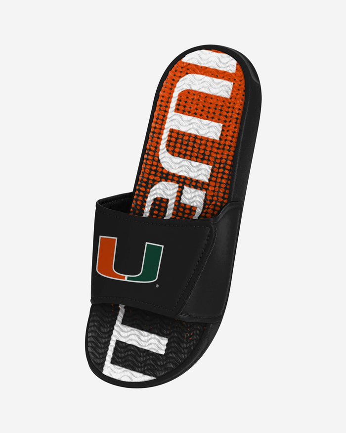 Miami Hurricanes Gradient Wordmark Gel Slide FOCO - FOCO.com