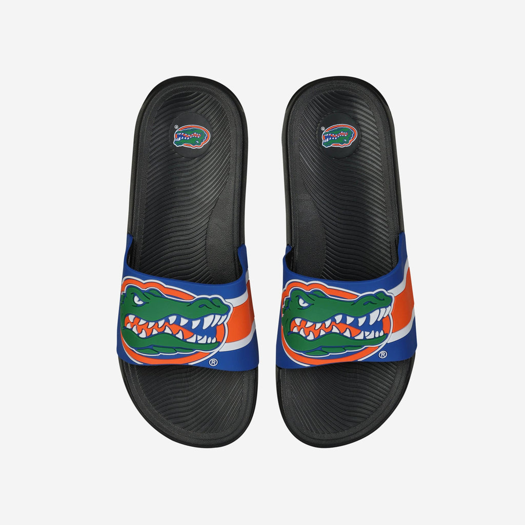 Florida Gators Striped Big Logo Raised Slide FOCO S - FOCO.com