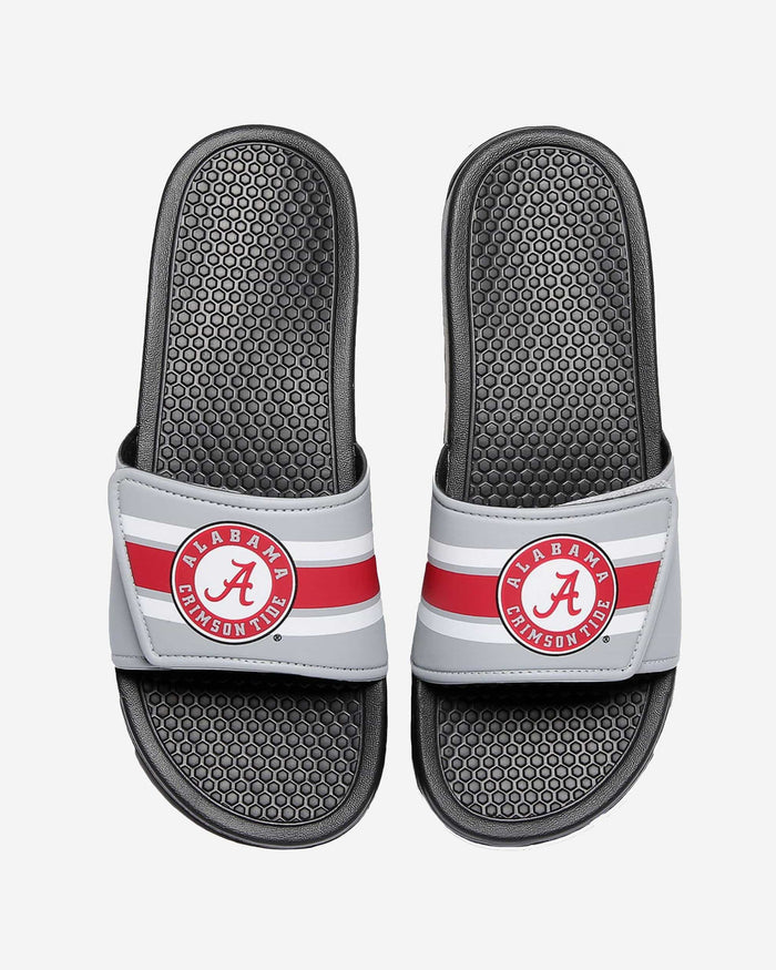 Alabama Crimson Tide Stripe Legacy Sport Slide FOCO S - FOCO.com