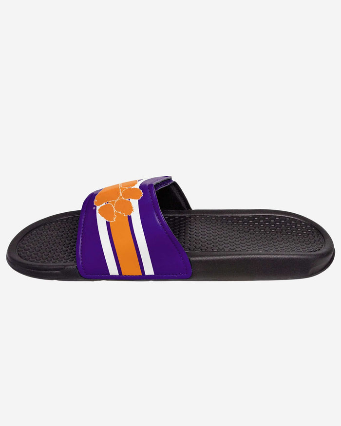 Clemson Tigers Stripe Legacy Sport Slide FOCO - FOCO.com