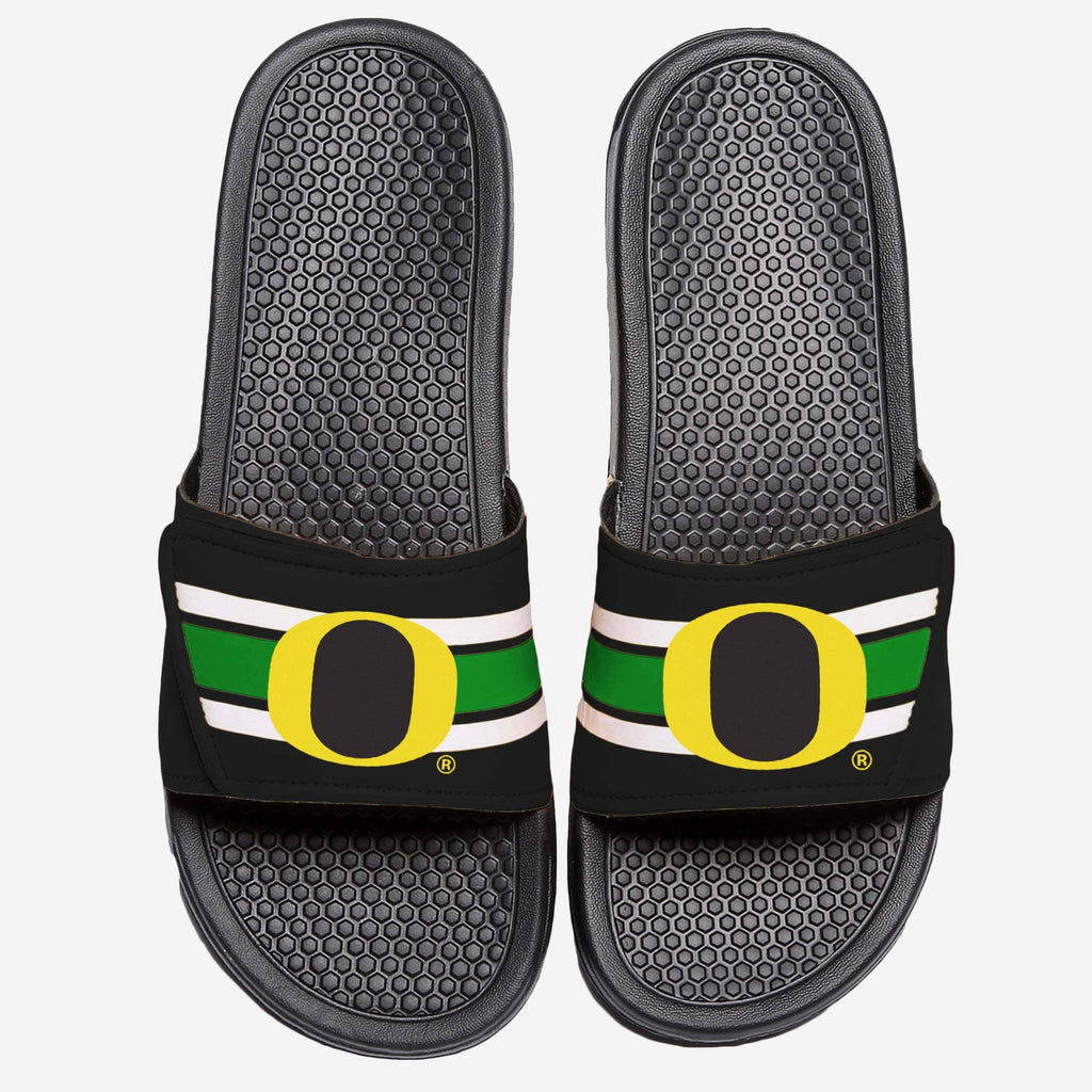 Oregon Ducks Stripe Legacy Sport Slide FOCO S - FOCO.com