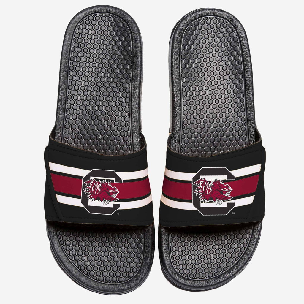 South Carolina Gamecocks Stripe Legacy Sport Slide FOCO S - FOCO.com