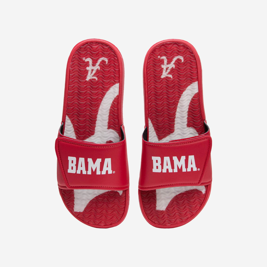 Alabama Crimson Tide Wordmark Gel Slide FOCO S - FOCO.com
