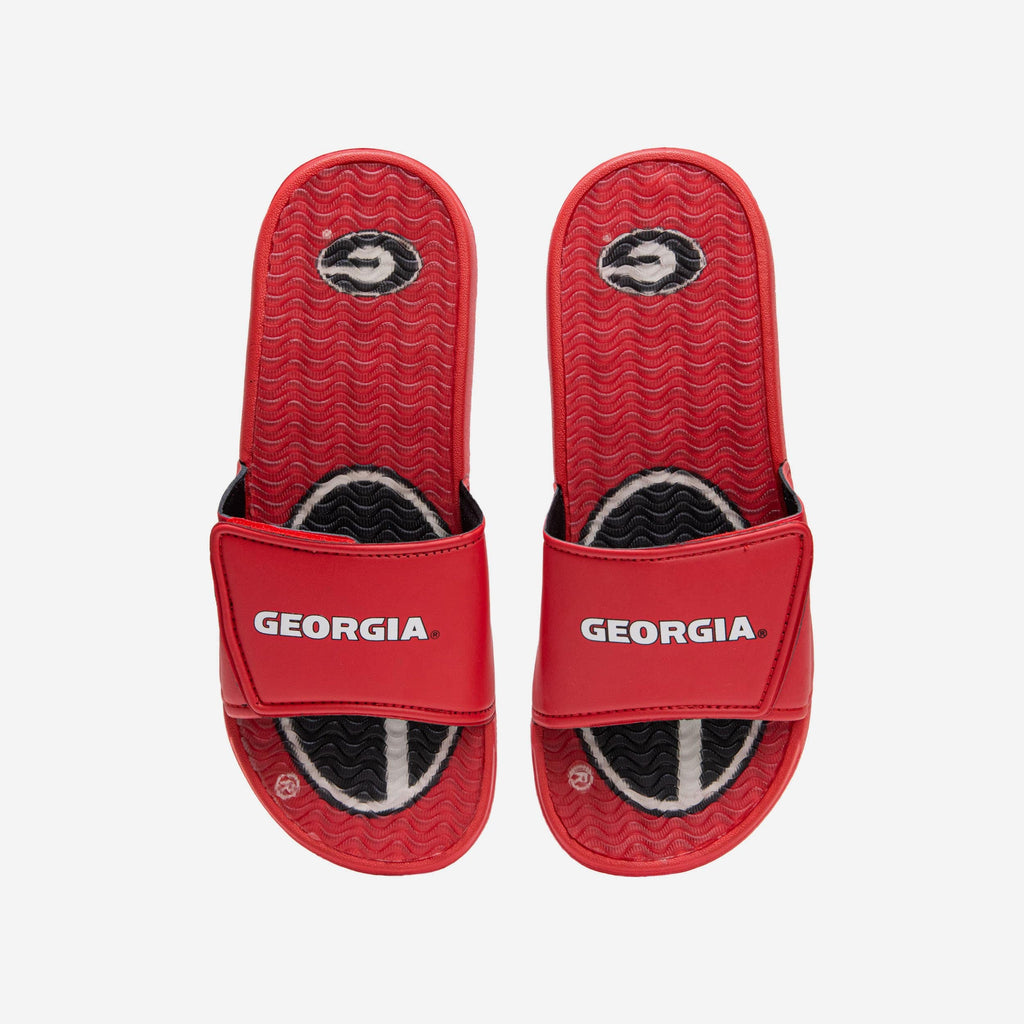 Georgia Bulldogs Wordmark Gel Slide FOCO S - FOCO.com