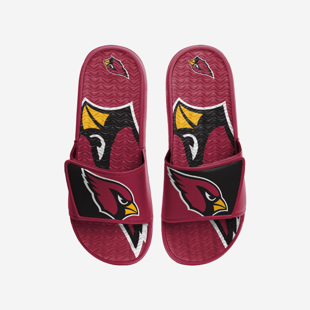 Arizona Cardinals Colorblock Big Logo Gel Slide FOCO S - FOCO.com