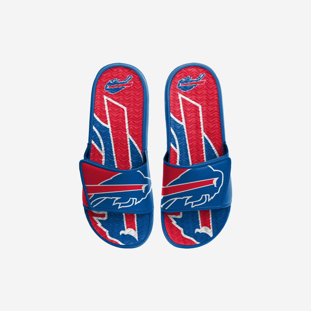 Buffalo Bills Youth Colorblock Big Logo Gel Slide FOCO S - FOCO.com