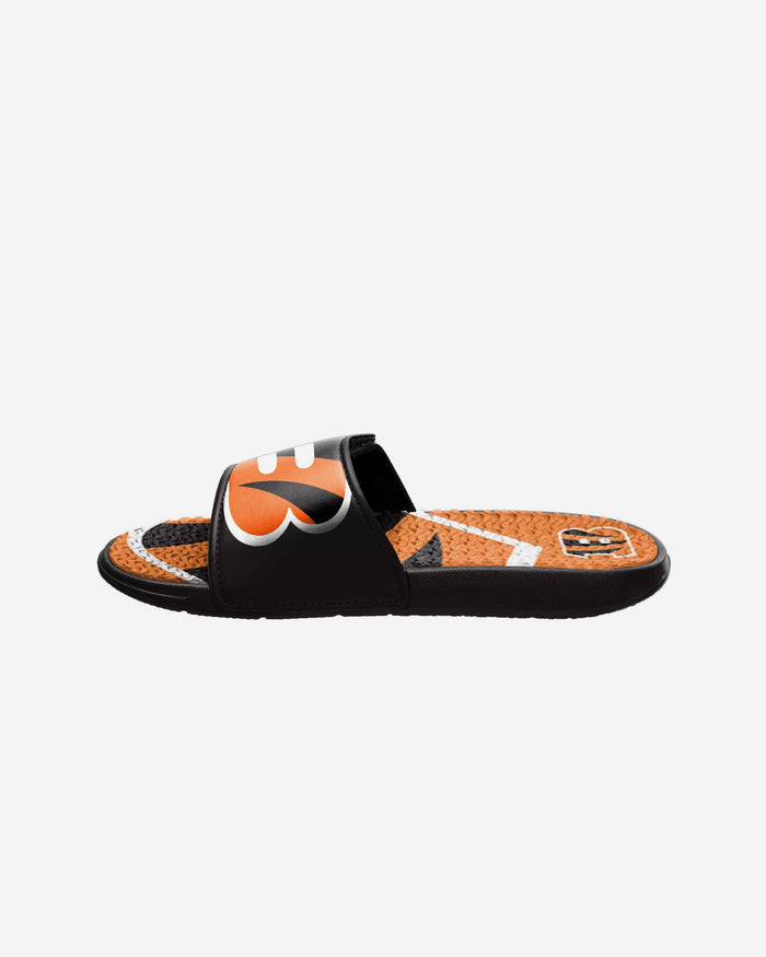 Cincinnati Bengals Youth Colorblock Big Logo Gel Slide FOCO - FOCO.com