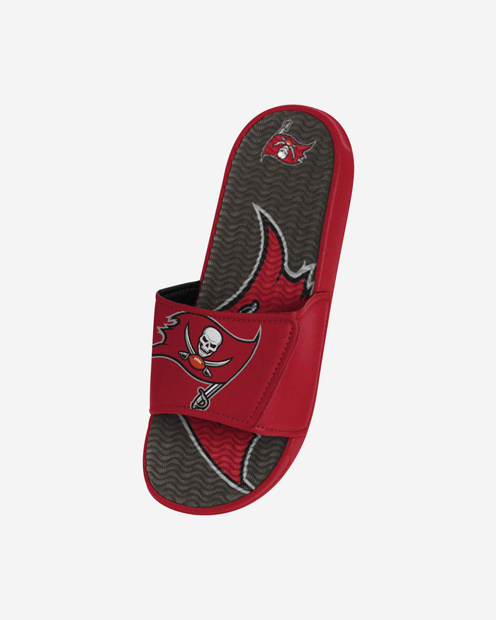 Tampa Bay Buccaneers Youth Colorblock Big Logo Gel Slide FOCO - FOCO.com