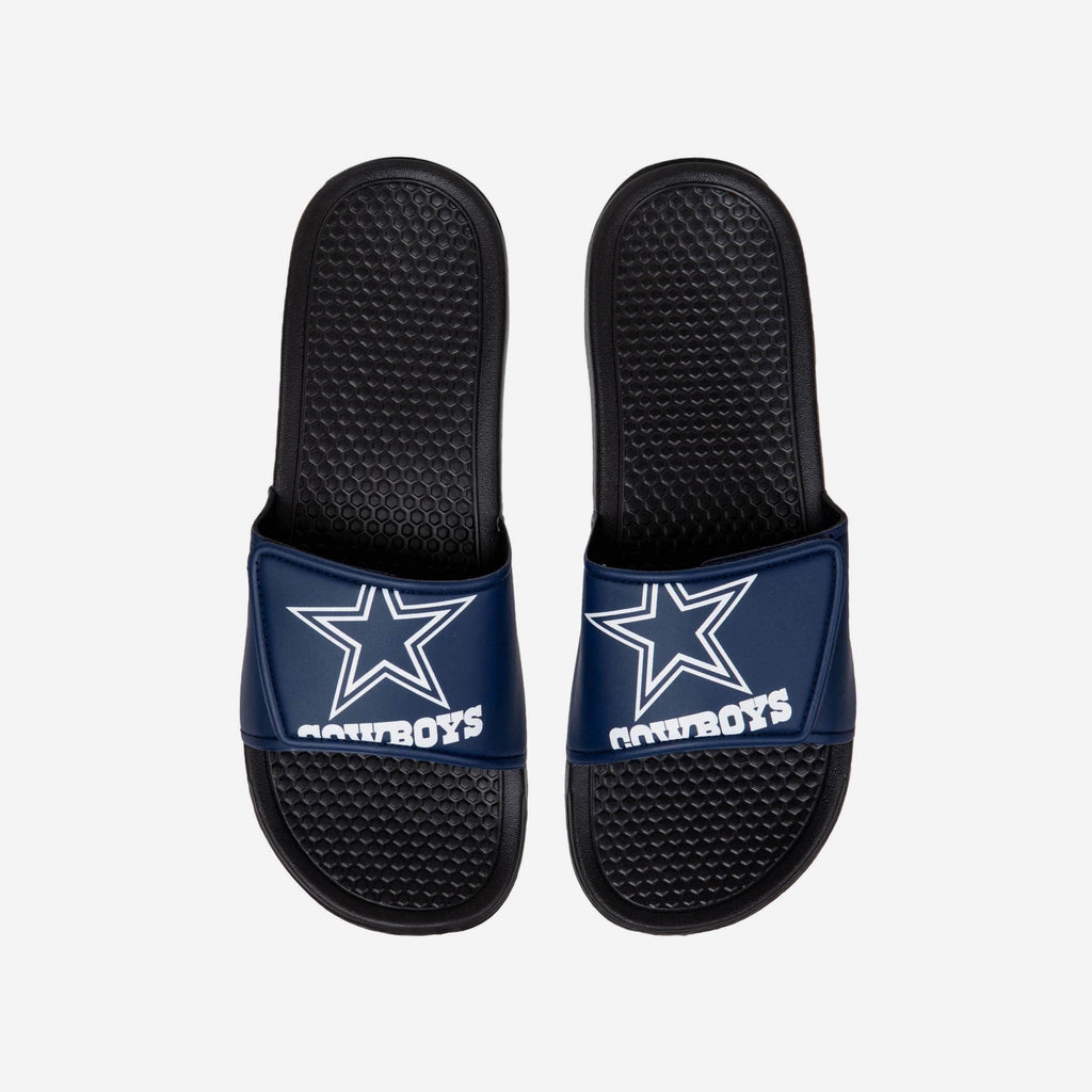 Dallas Cowboys Cropped Big Logo Slide FOCO S - FOCO.com