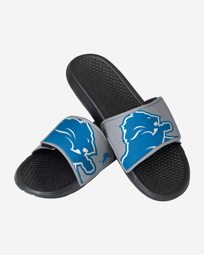 Detroit Lions Cropped Big Logo Slide FOCO - FOCO.com