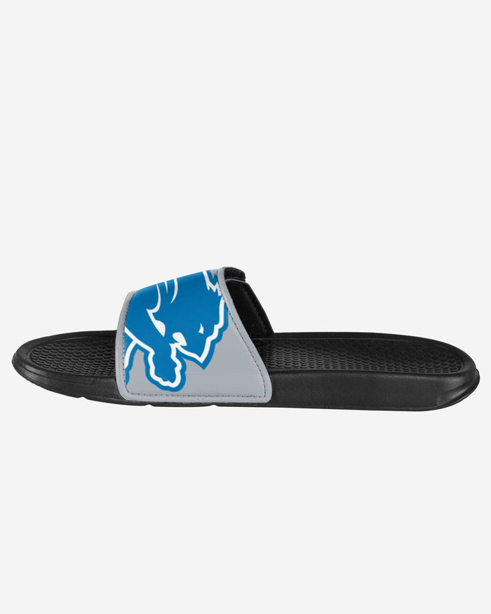 Detroit Lions Cropped Big Logo Slide FOCO - FOCO.com