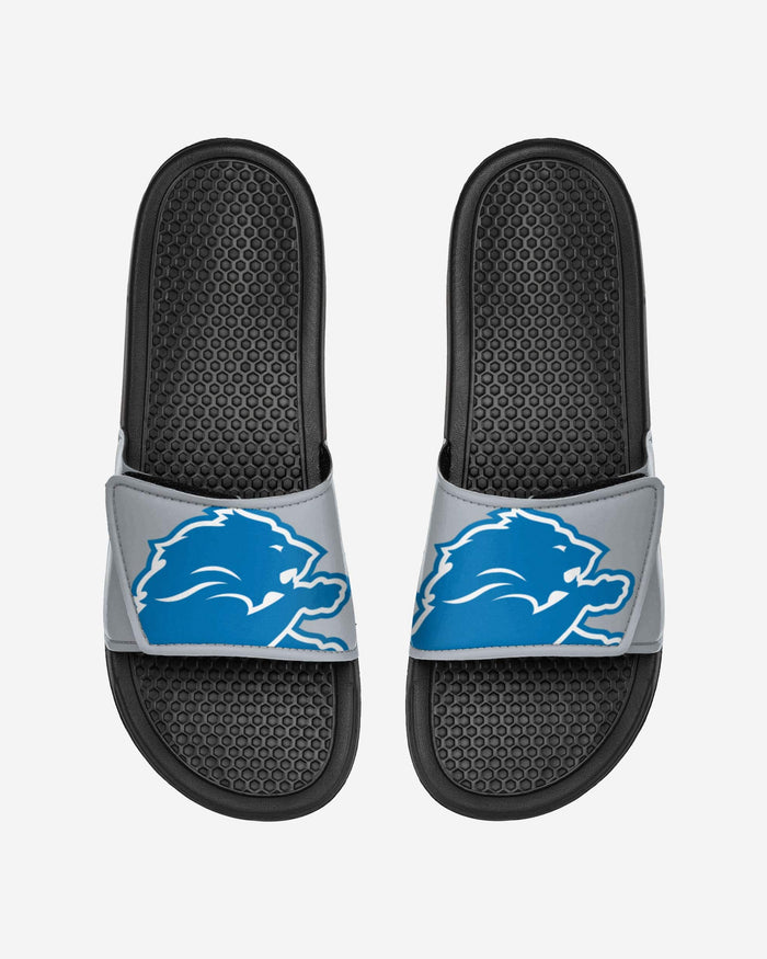 Detroit Lions Cropped Big Logo Slide FOCO S - FOCO.com