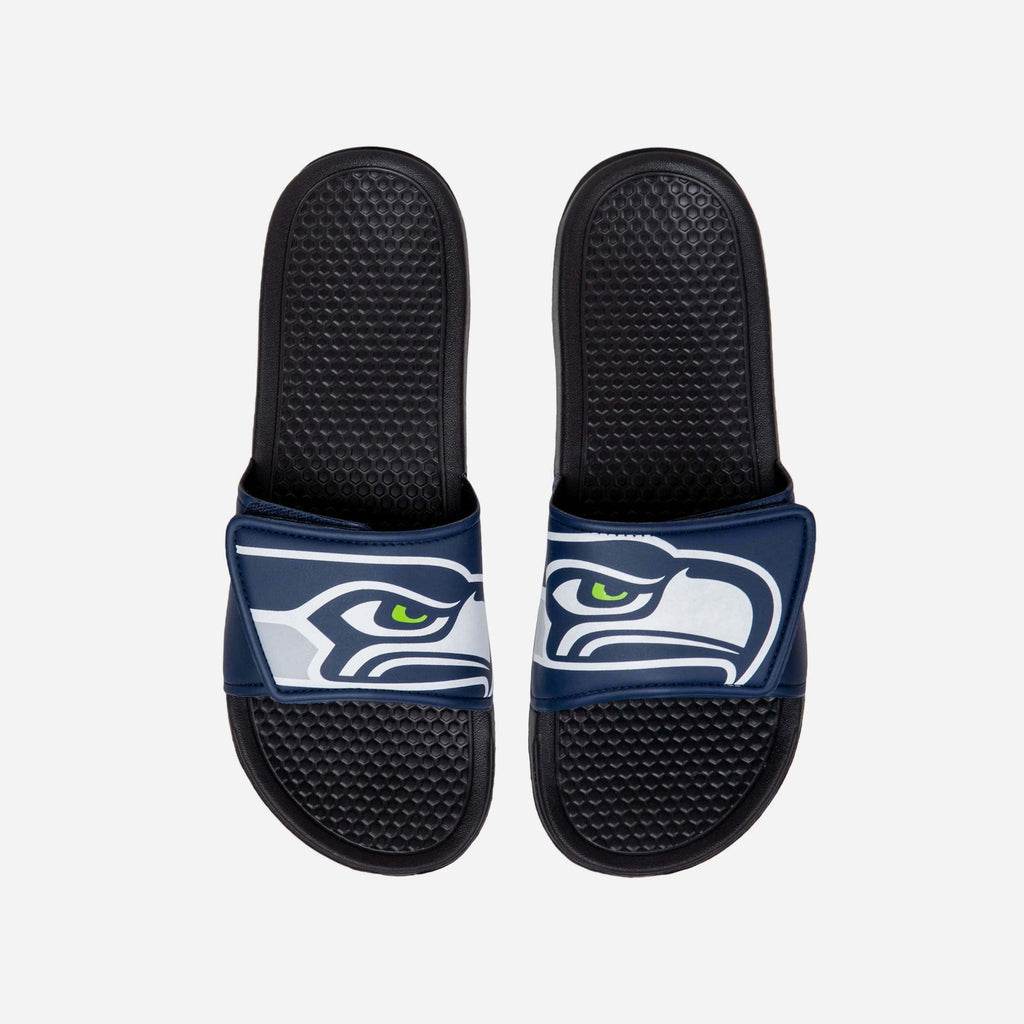 Seattle Seahawks Cropped Big Logo Slide FOCO S - FOCO.com