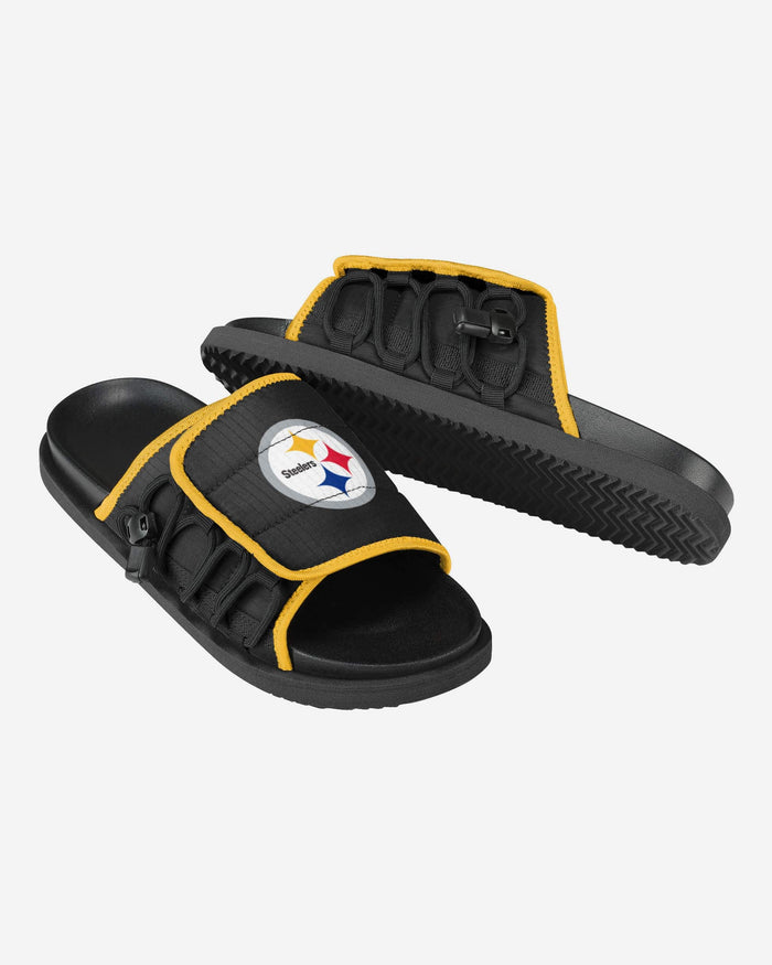 Pittsburgh Steelers Future Slide Flip Flop FOCO - FOCO.com