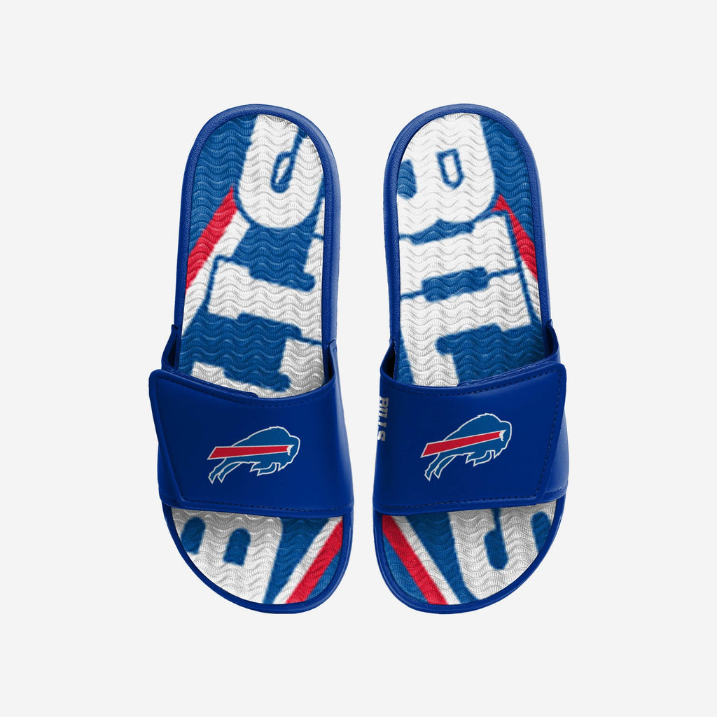 Buffalo Bills Bold Wordmark Gel Slide FOCO S - FOCO.com