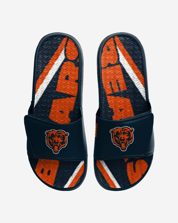 Chicago Bears Bold Wordmark Gel Slide FOCO S - FOCO.com